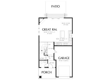 1st Floor Plan, 034H-0233