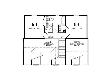 2nd Floor Plan, 047H-0049