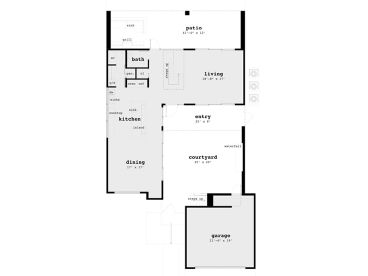 1st Floor Plan, 052H-0116
