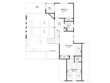 2nd Floor Plan, 062H-0293