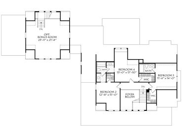 2nd Floor Plan, 086H-0113