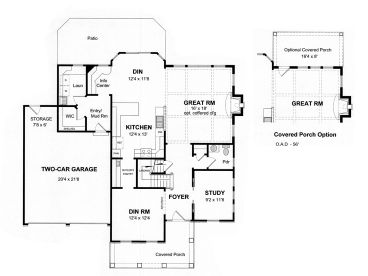 1st Floor Plan, 014H-0092