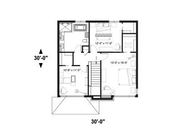 2nd Floor Plan, 027H-0499