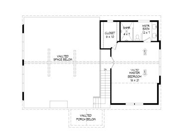 2nd Floor Plan, 062H-0354