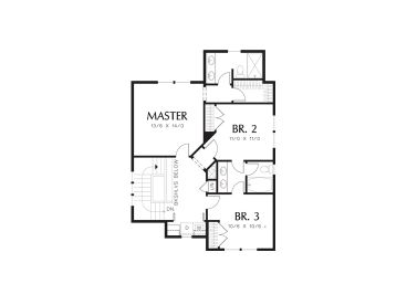 2nd Floor Plan, 034H-0389