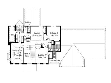 2nd Floor Plan, 023H-0047