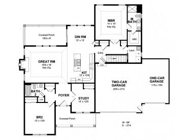 Floor Plan, 014H-0104