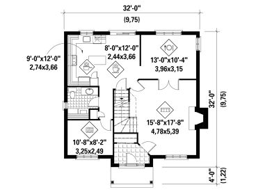 1st Floor Plan, 072H-0123