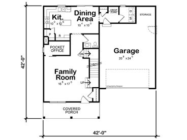 1st Floor Plan, 031H-0506