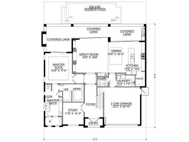 1st Floor Plan, 070H-0108