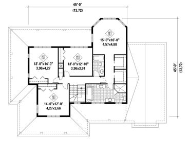 2nd Floor Plan, 072H-0177