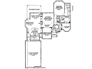 1st Floor Plan, 031H-0162