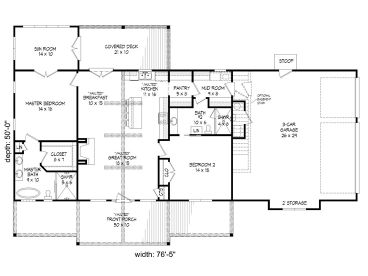 Opt. Floor Plan, 062H-0226