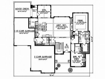 Floor Plan, 020H-0168