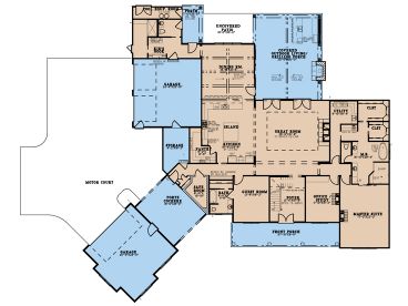 1st Floor Plan, 074H-0214