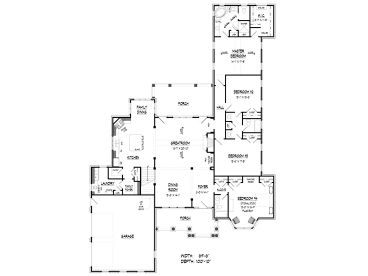 1st Floor Plan, 019H-0203