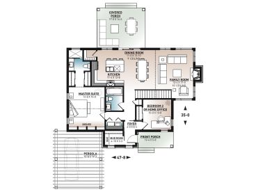 Floor Plan, 027H-0524