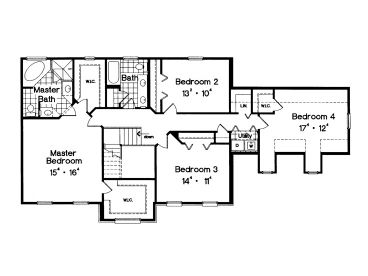 2nd Floor Plan, 043H-0144