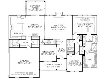 1st Floor Plan, 086H-0127