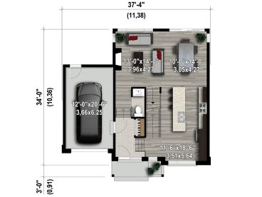 1st Floor Plan, 072H-0260