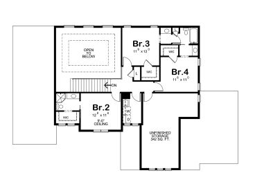 2nd Floor Plan, 031H-0293