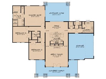 Floor Plan, 075H-0004