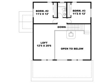 2nd Floor Plan, 012H-0298