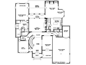 1st Floor Plan, 006H-0126