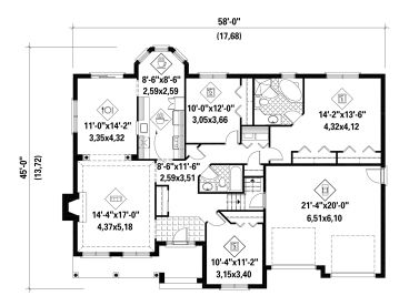 Floor Plan, 072H-0037