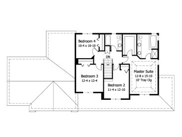 2nd Floor Plan, 023H-0099