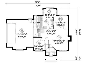 1st Floor Plan, 072H-0114