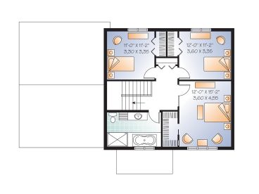 2nd Floor Plan, 027H-0306