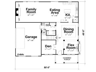1st Floor Plan, 031H-0400