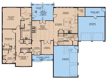 1st Floor Plan, 074H-0226