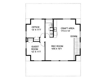 2nd Floor Plan, 012H-0337