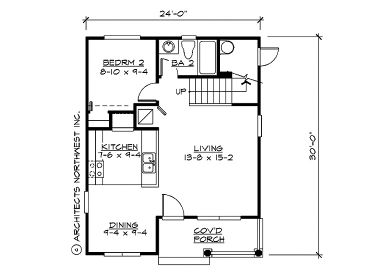 1st Floor Plan, 035H-0050