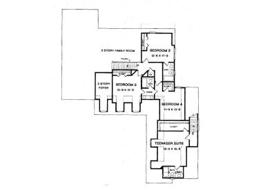 2nd Floor Plan, 019H-0061