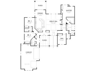 Floor Plan, 034H-0280