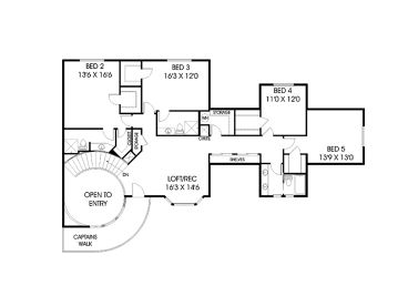 2nd Floor Plan, 013H-0079