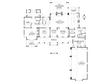 1st Floor Plan, 034H-0372