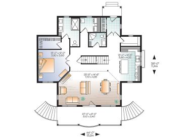 1st Floor Plan, 027H-0412