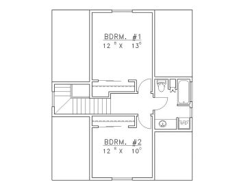 2nd Floor Plan, 012G-0012
