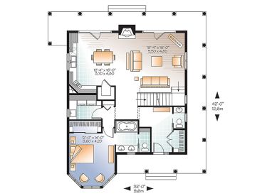 1st Floor Plan, 027H-0439