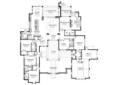 Floor Plan, 064H-0129