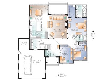 1st Floor Plan, 027H-0321
