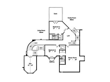 2nd Floor Plan, 043H-0199