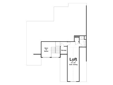 2nd Floor Plan, 050H-0334