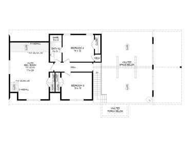 2nd Floor Plan, 062H-0422