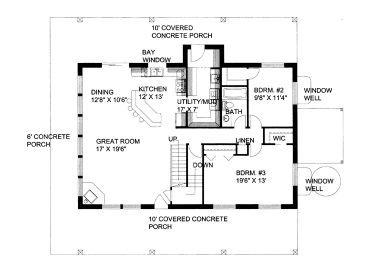 1st Floor Plan, 012H-0101