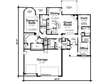 1st Floor Plan, 031H-0352